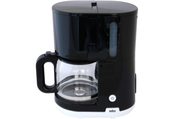 Braun Breakfast 1 Kaffeemaschine 1000 Watt für 10/15 Tassen schwarz
