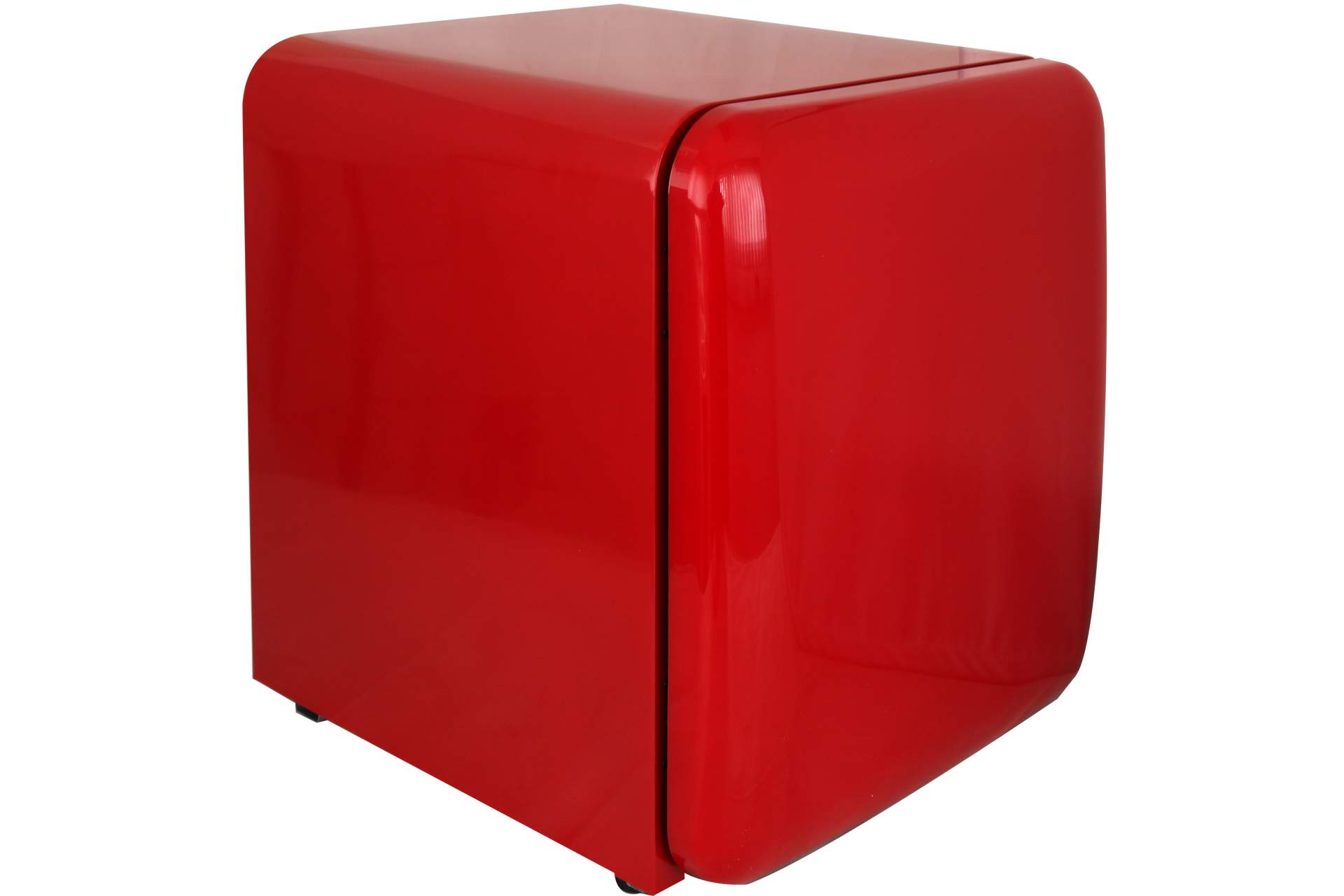 Exquisit Mini Kühlschrank ROT 48 Liter Retro Style Minibar 50 cm