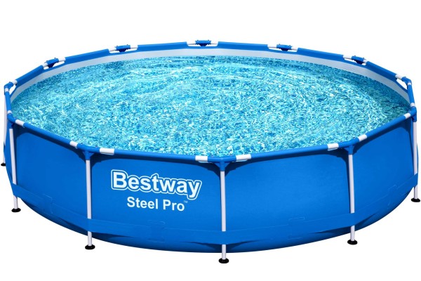 Bestway Frame Pool Steel Pro rund ohne Filterpumpe Ø 366 x 76 cm
