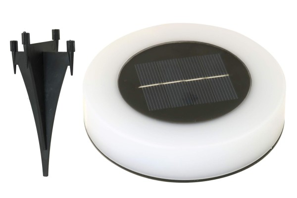 Solar LED Schwimmlicht / Bodenleuchte 2in1 Farbwechselnd Ø 11 cm