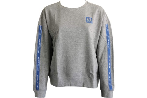 Jette Sport Sweatshirt grau Größe M 40/42 Baumwolle Polyester