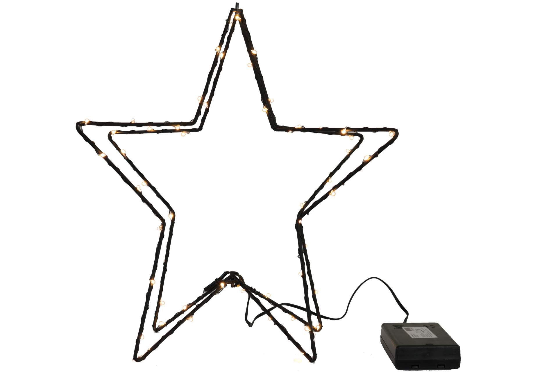 AKTION 10ner Metall Netz Sterne LED Lichterkette mit Batteriebetrieb und  Timer | Netproshop