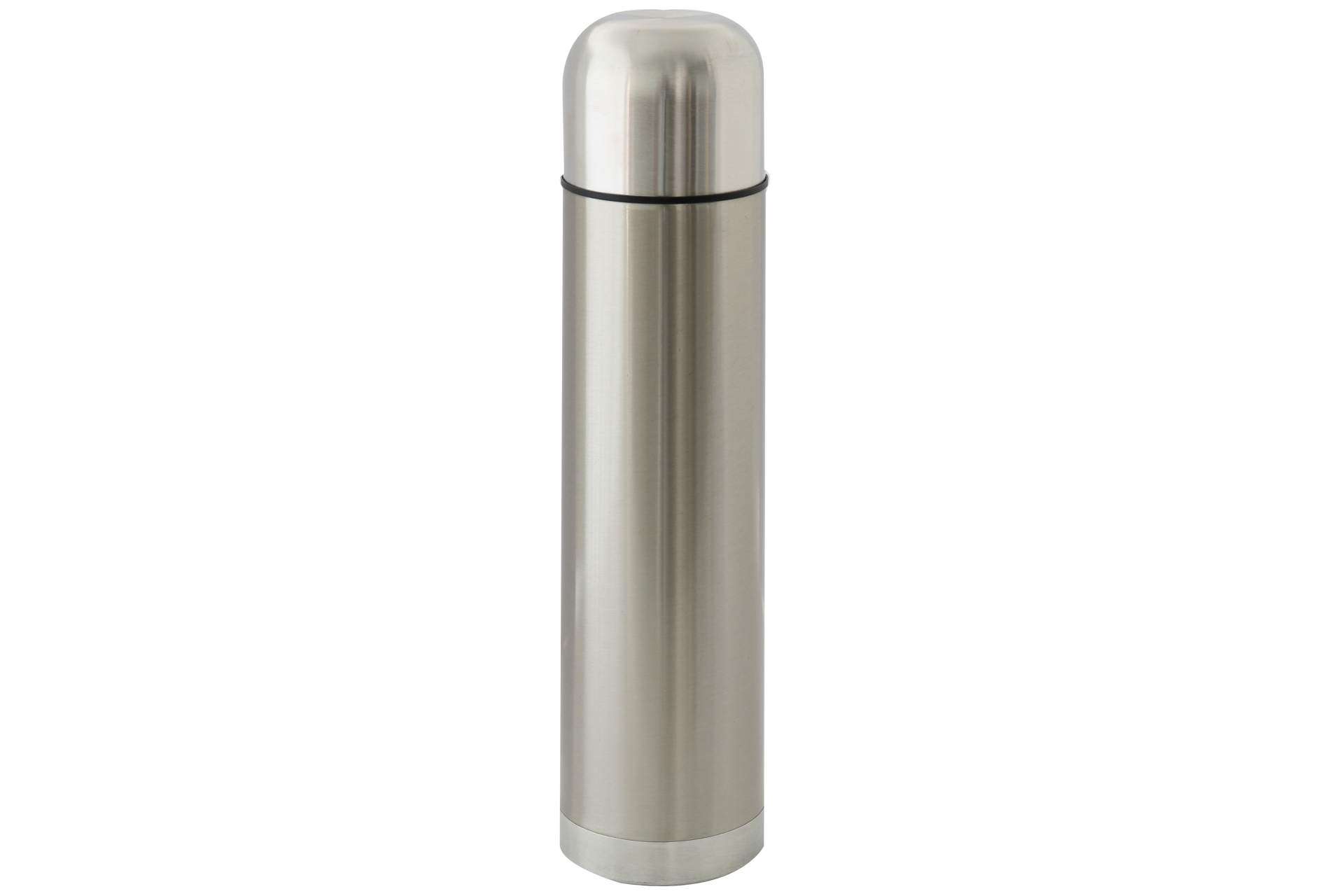 Thermosflasche Edelstahl 0,75 Liter schwarz mit Ausgiesser Thermo Isolier Kanne
