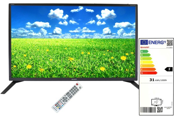 Sharp Smart TV Aquos 32BC2E 81 cm 32 Zoll LED HD WIFI Fernseher schwarz