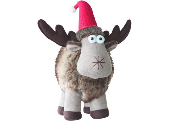 Weihnachts Plüschtier Schaf 52 cm mit Mütze & Elchgeweih