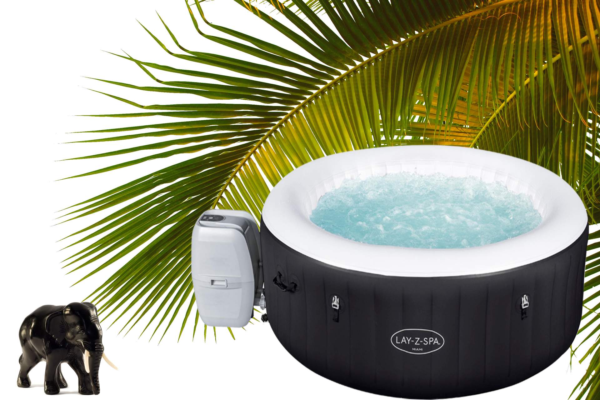 Bestway Whirlpool Lay-Z-Spa Miami AirJet 180 x 66 cm Wellness Massage |  Pools und Zubehör | Garten | Posten Börse Onlineshop