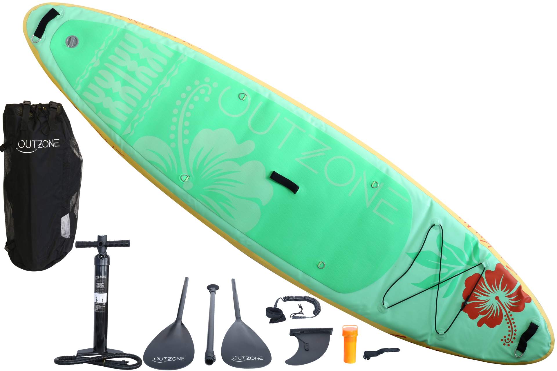 Outzone iSUP Board Set ALOHA Stand-up-Paddling Surfboard Hawaii, Sport, Freizeit